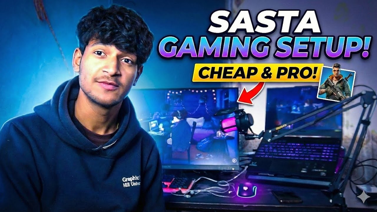 My Sasta Gaming Setup and how i stream valorant