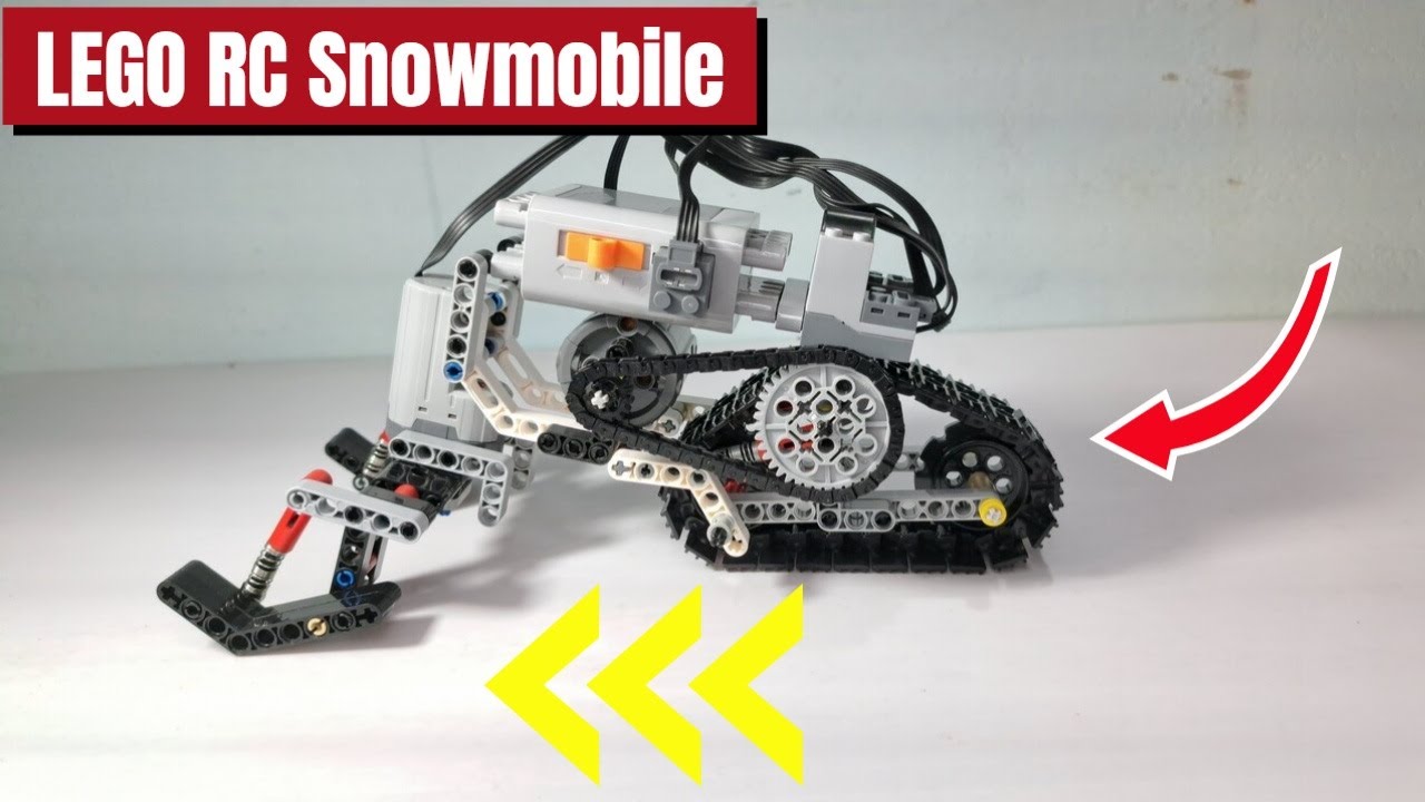 I Built a LEGO RC Snowmobile with Real Power | DIY That Really Works!
