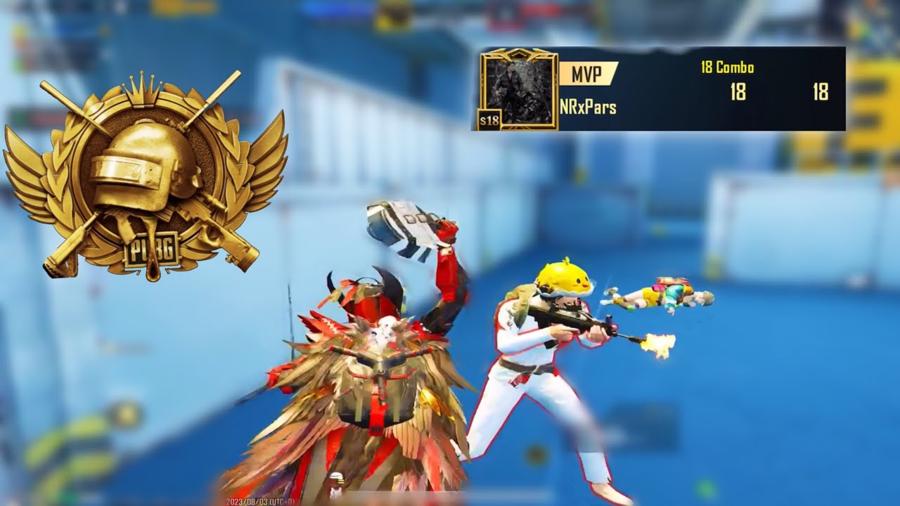 18 COMBO in GUN GAME🔥| No Death| Pubg Mobile