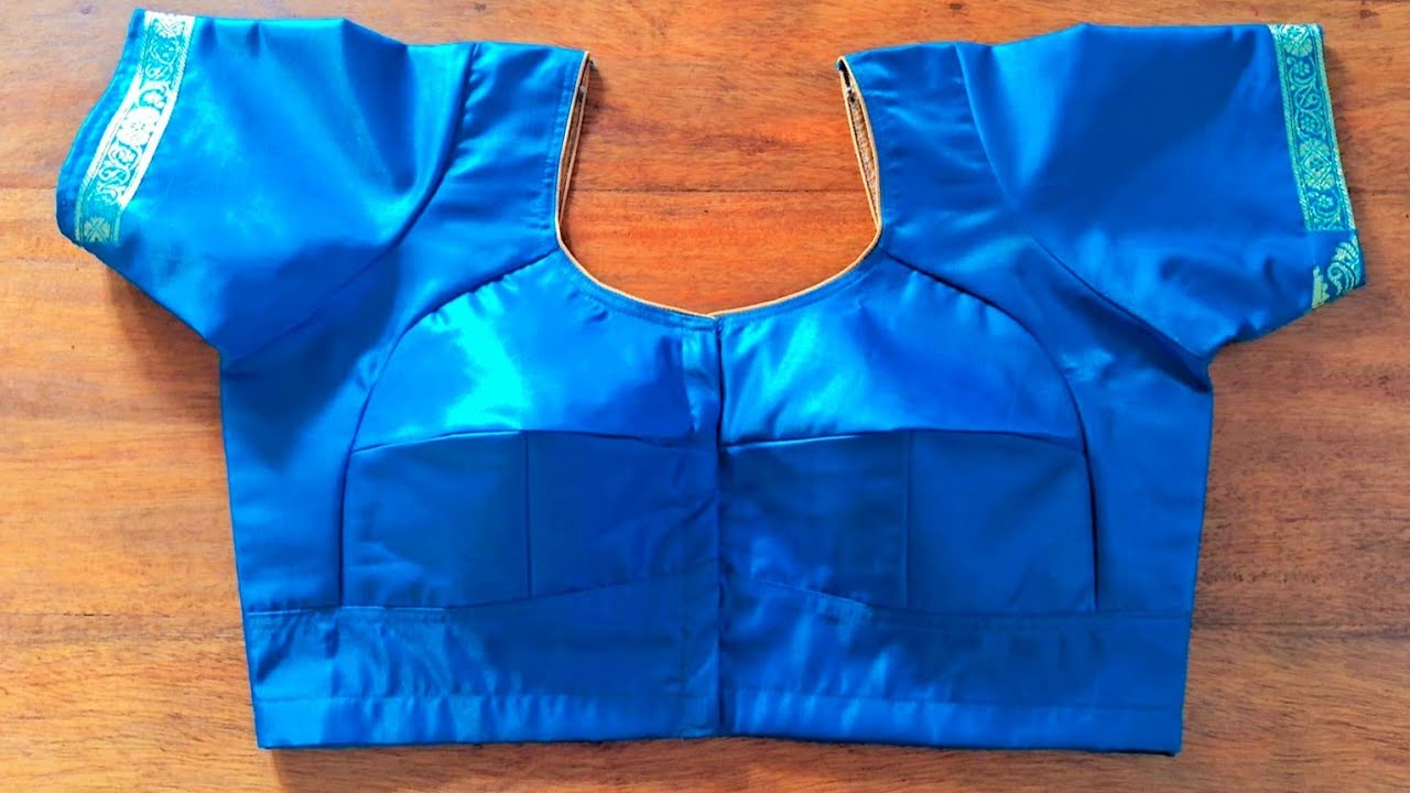 40"size double Katori blouse cutting for beginners // Perfect fiting blouse 👌💯