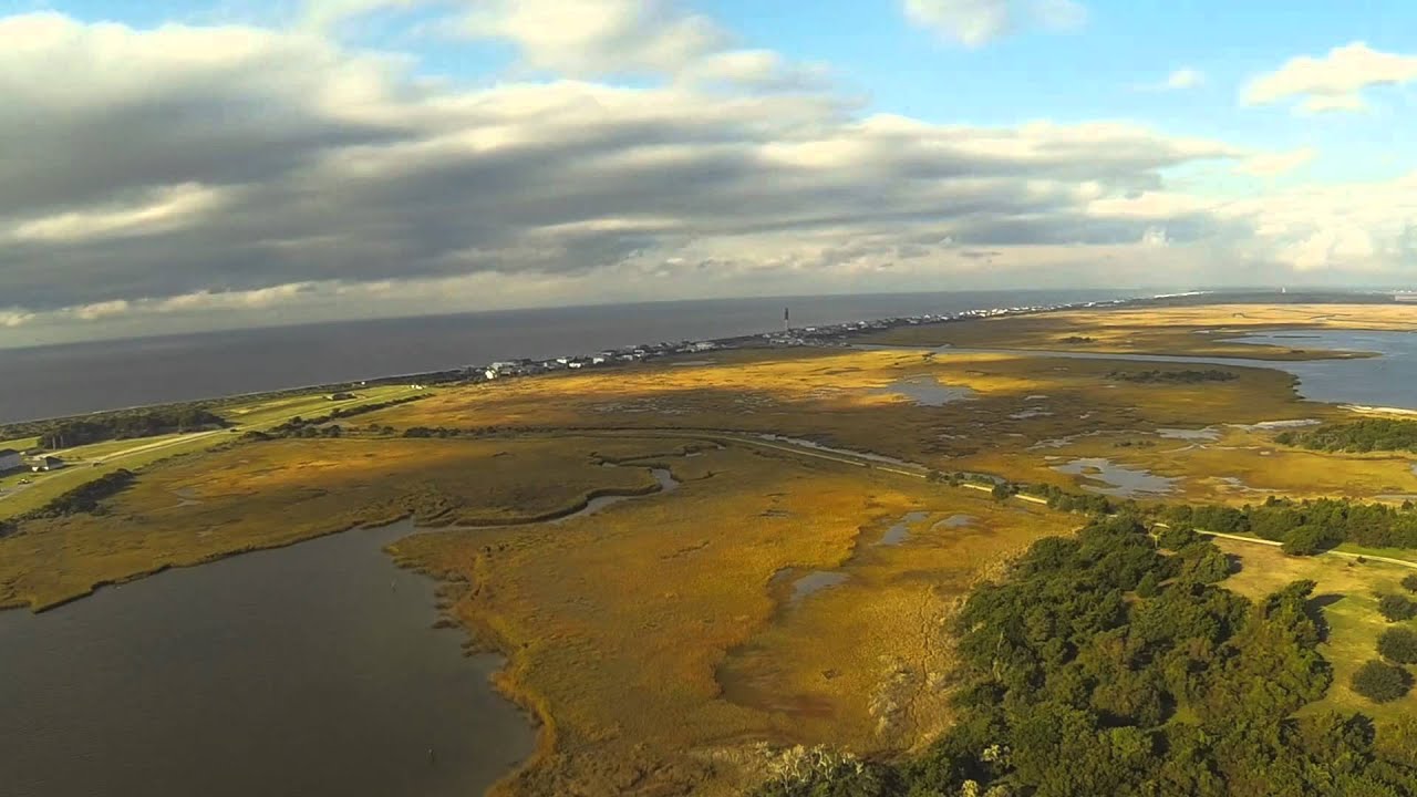 DJI Phantom Flying Over Fort Caswell Old Civil War