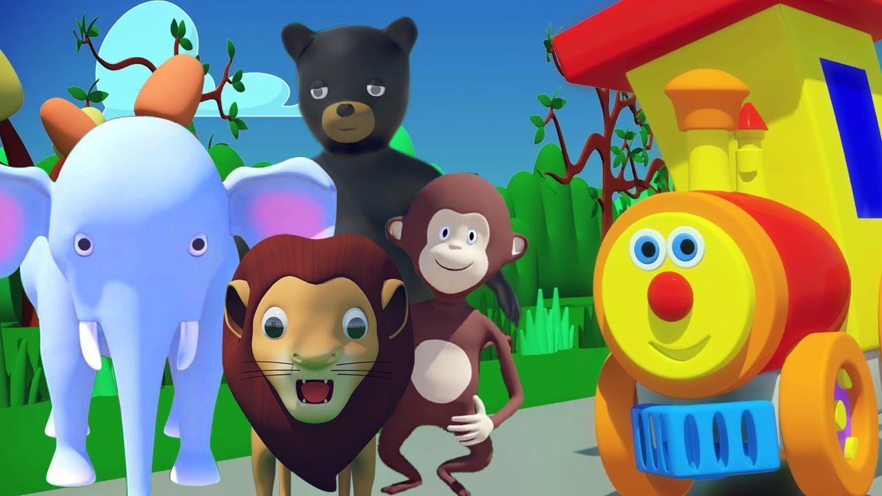 ben o trem | indo ao zoológico | aprenda animais | Ben The Train | Going To Zoo | Animal Train