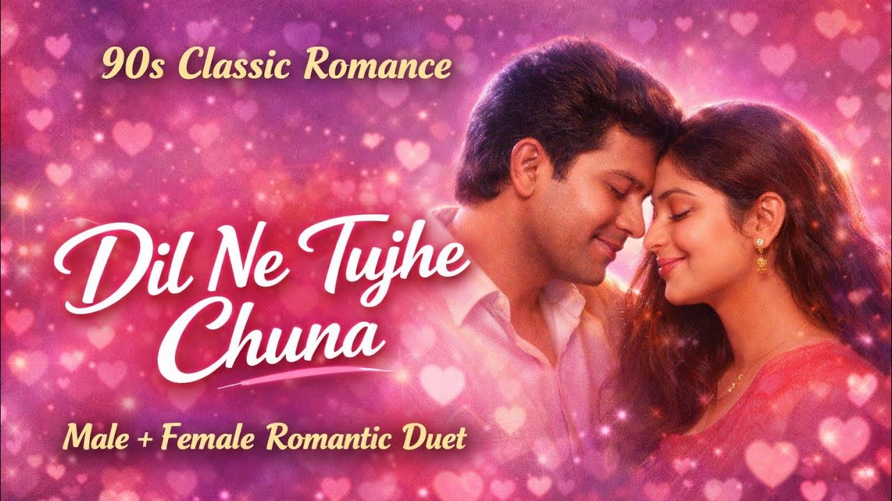 💖 Dil Ne Tujhe Chuna | 90s Classic Romance Song | Hindi Love Duet Song