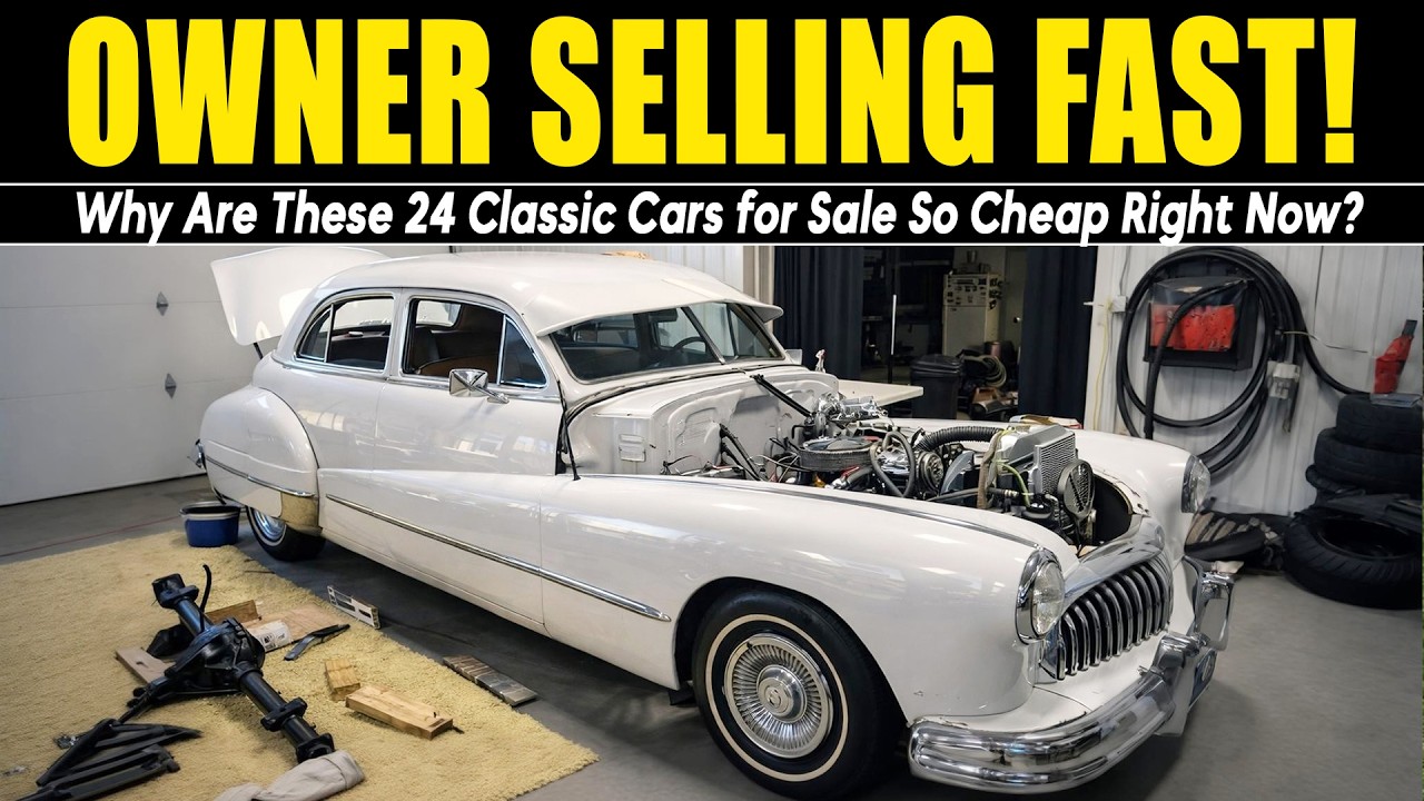 OWNER SELLING FAST! Why Are These 24 Classic Cars for Sale So Cheap Right Now?