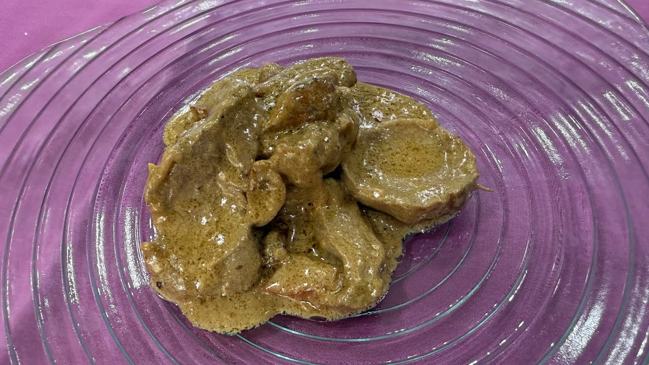 Llaminera de porc amb ceps