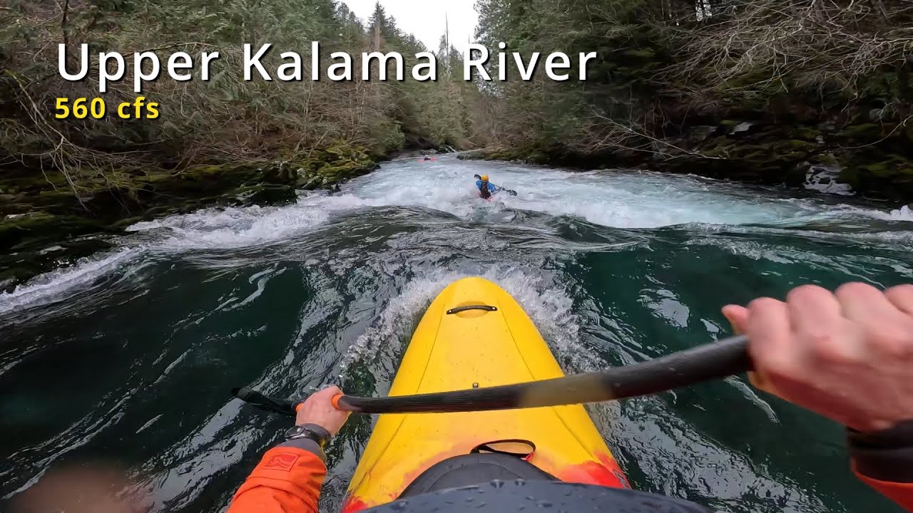 Upper Kalama River Kayaking (560 cfs)