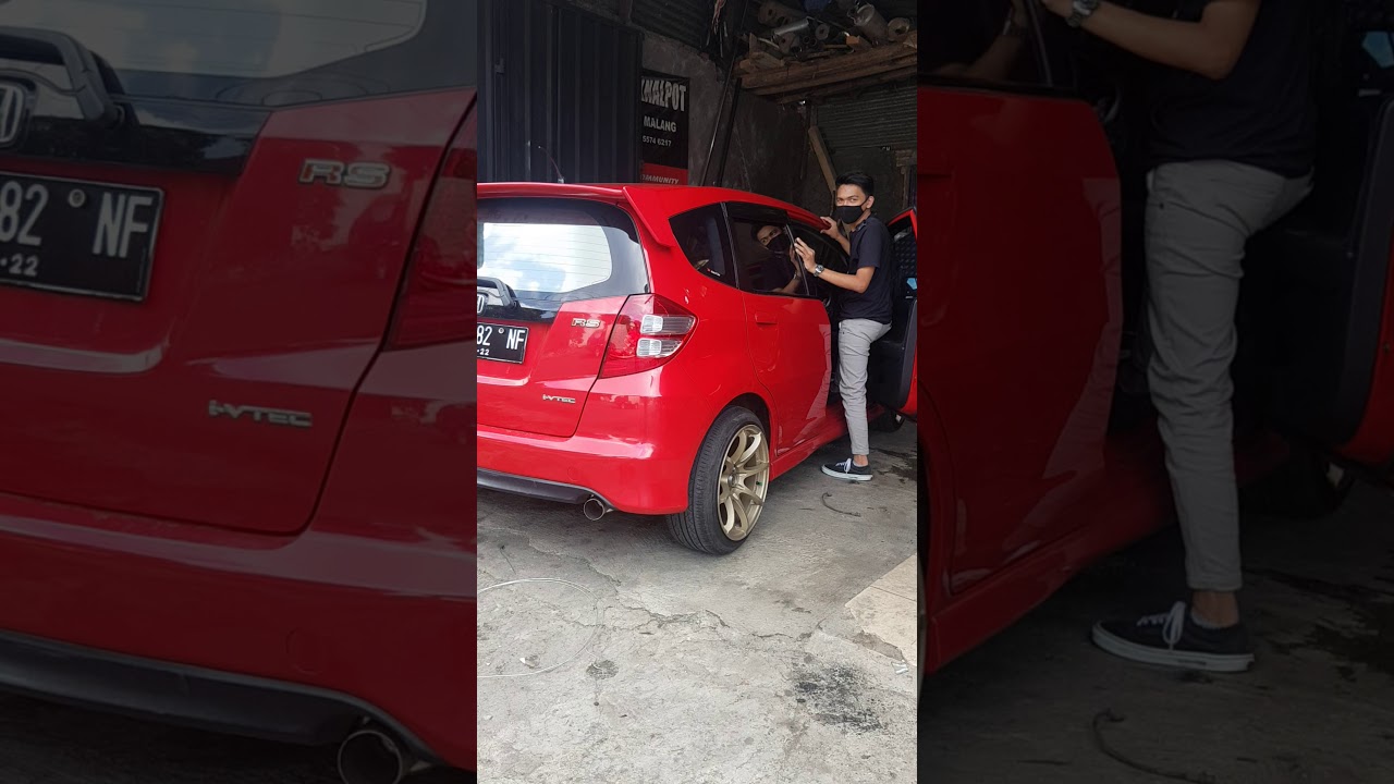 Honda jazz lepas katalis