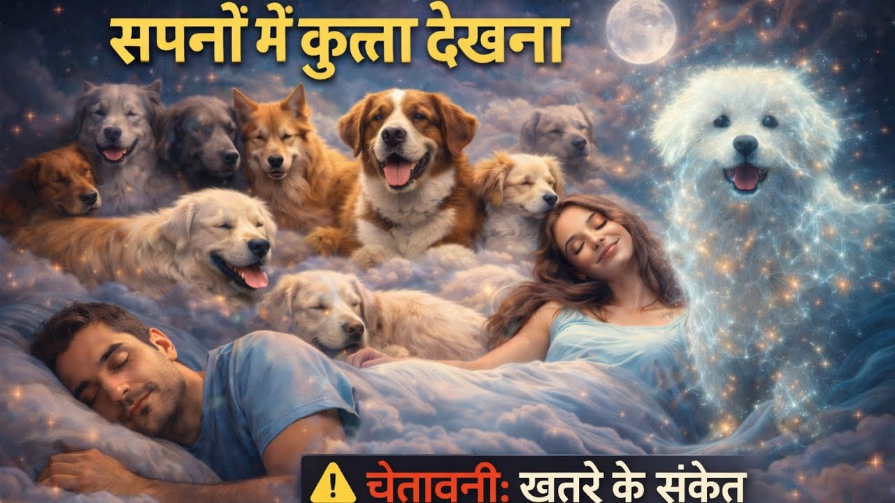 सपनों में कुत्ता दिखे तो क्या होता है? शुभ या अशुभ | भविष्य का गुप्त संदेश