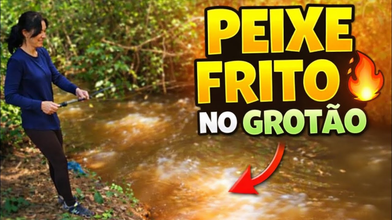 Hoje saiu peixe frito na pescaria raiz!  EP= 02🔥🐟
