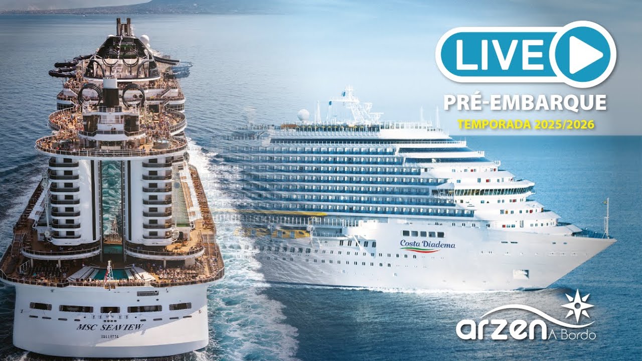 Live Pré Embarque | Temporada de Cruzeiros 2025/2026 - 5ª Edição