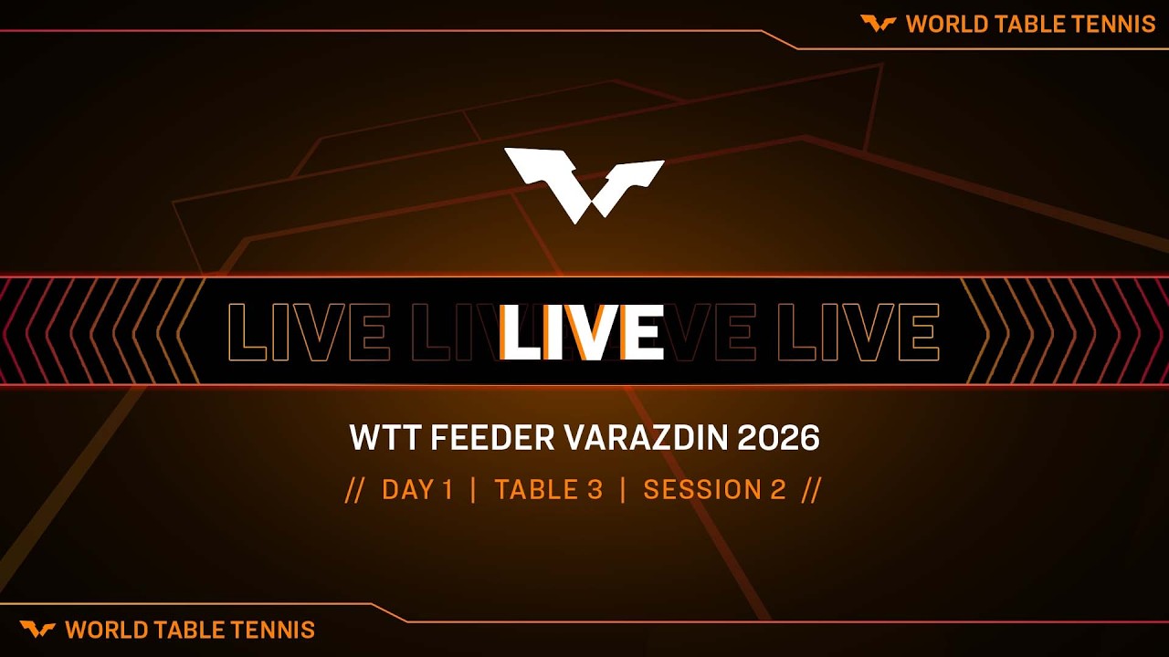 LIVE! | T3 | Day 1 | WTT Feeder Varazdin 2026 | Session 2
