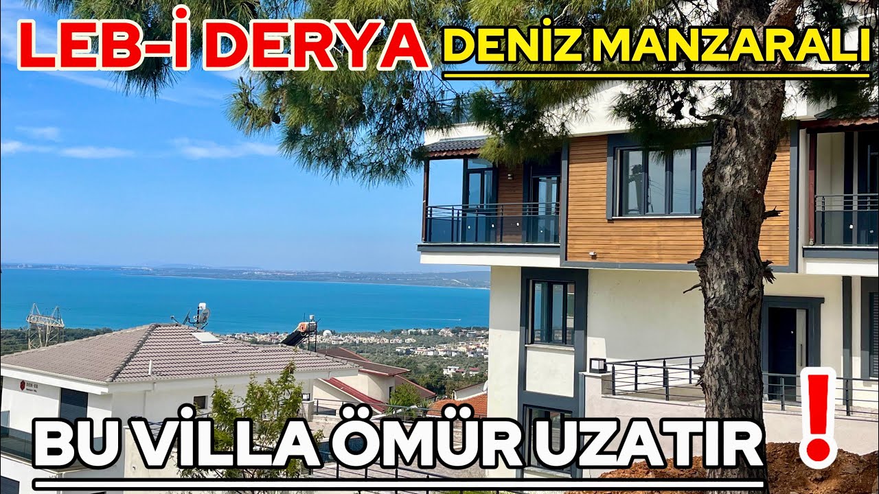 ÇİFT TERASLI ,ÖNÜ PARK , MANZARALI SAUNA , ALTI GÖZDEN OLUŞAN SATILIK VİLLA A-8