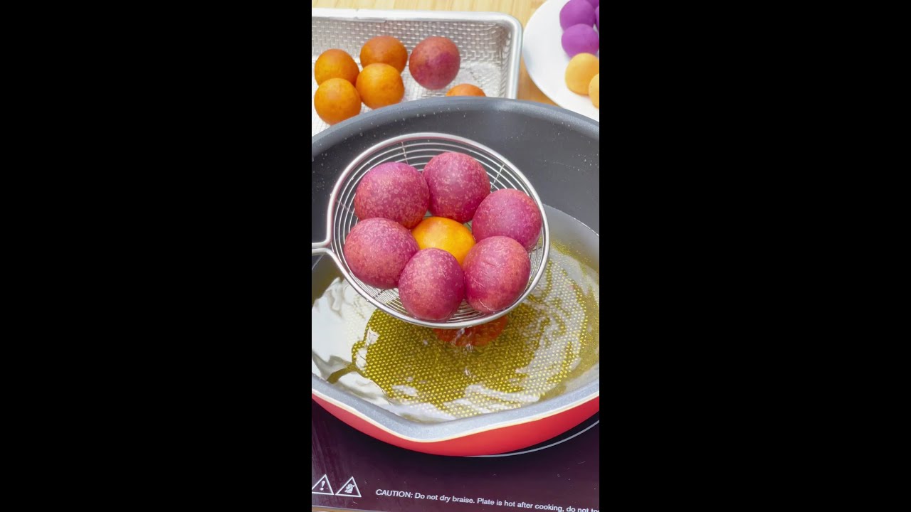 Thai Sweet Potato Balls Recipe I Crispy Sweet Potato Snacks