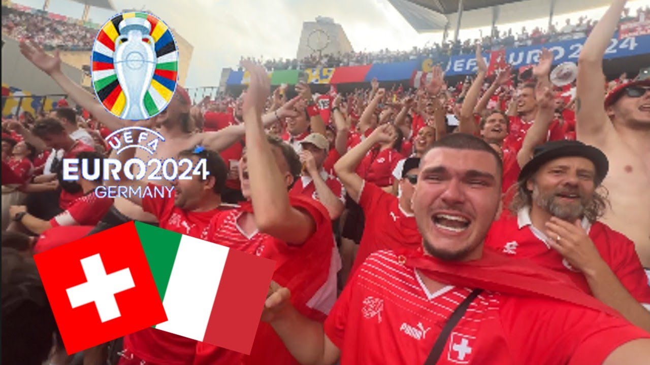 Schweiz vs. Italien - EM Stadionvlog | DIE SCHWEIZ GEWINNT GEGEN DEN TITELVERTEIDIGER ITALIEN 🤩❤️🤯!