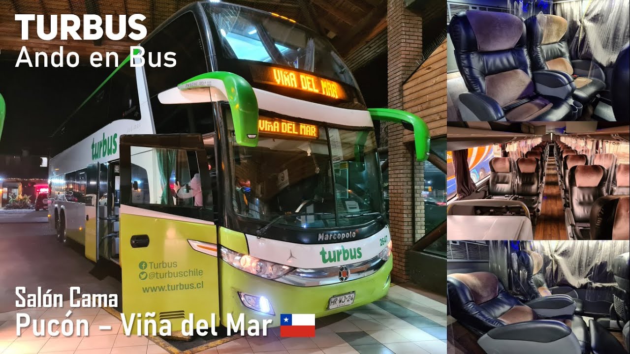 Рейс TurBus 2647, ПУКОН - ВИНА-ДЕЛЬ-МАР на автобусе MARCOPOLO G7 M. BENZ HRWJ24