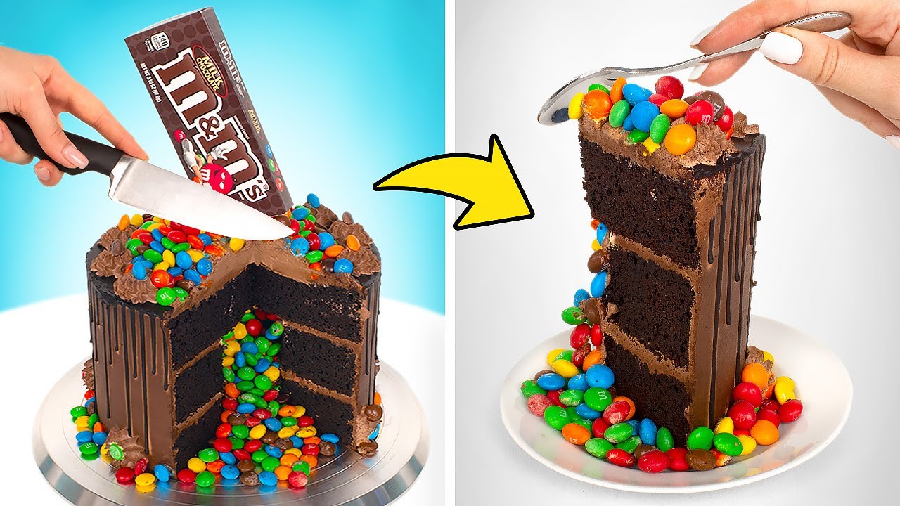Membuat Kue Cantik dengan Permen M&Ms