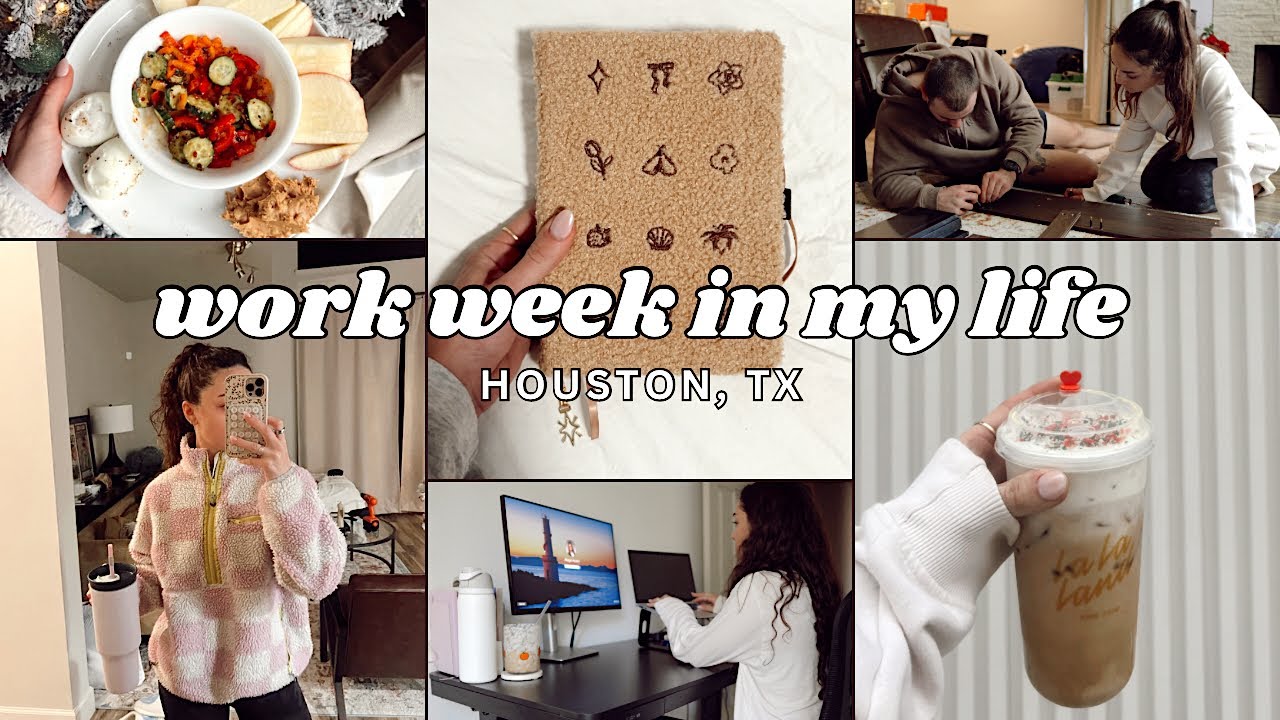 work week in my life: managing stress in a busy week, opening up, oura ring thoughts, new planner ✨