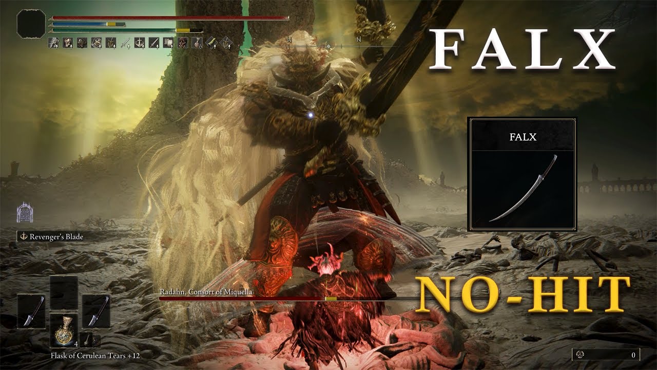 Falx vs Consort Radahn (No-Hit) Build | Elden Ring DLC