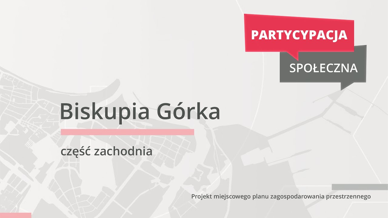 Biskupia Górka - zmiany przestrzenne w części zachodniej