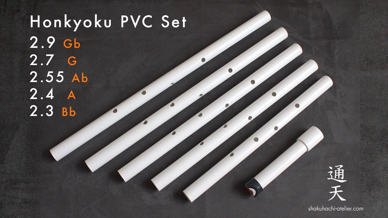 PVC honkyoku shakuhachi set