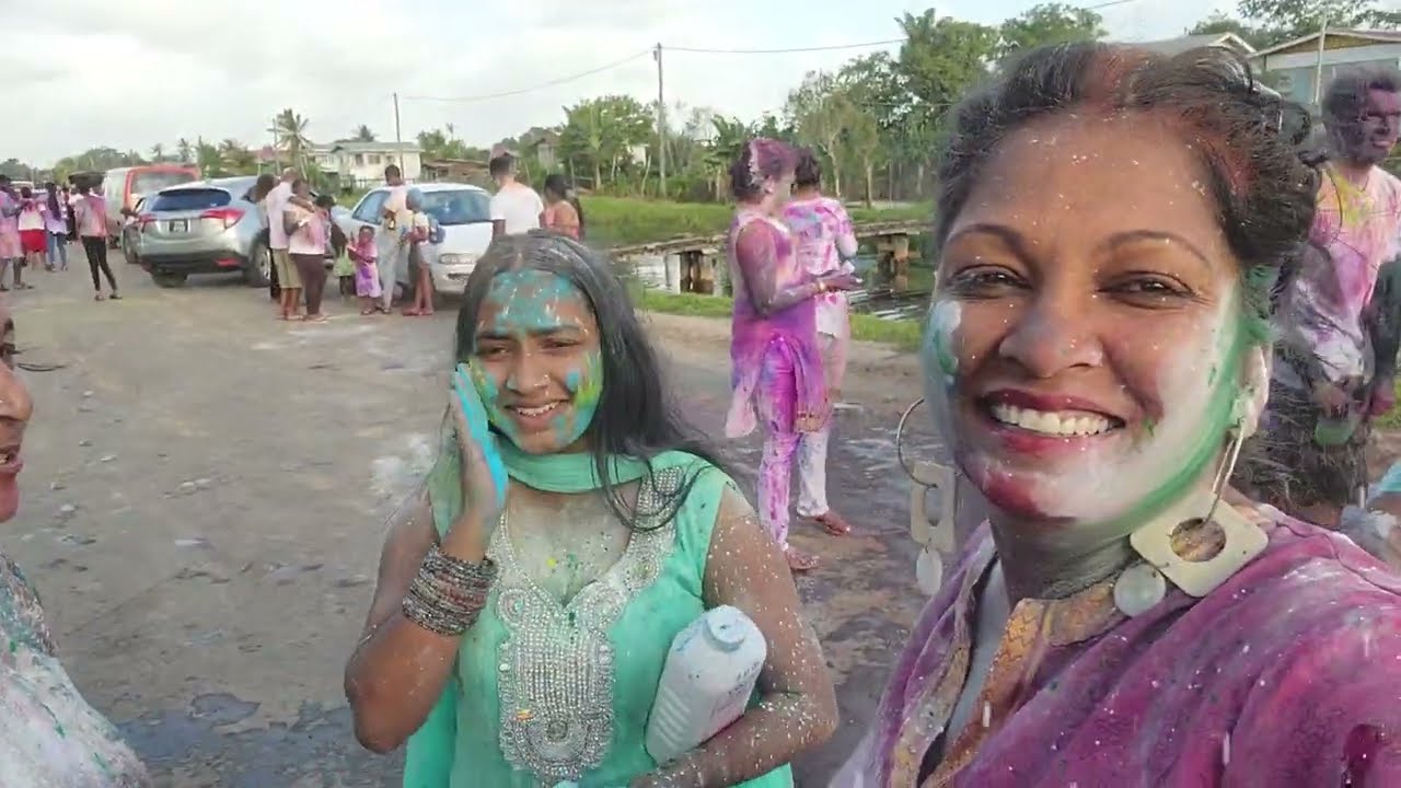 Canal #1 Holi Guyana 🇬🇾 Phagwha Festival Celebration memories
