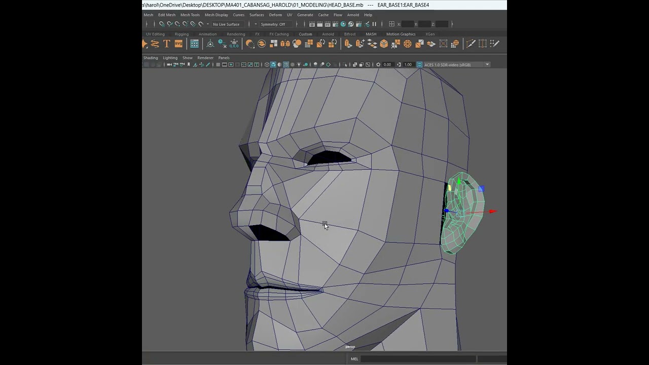 Character EAR Modeling Part 03