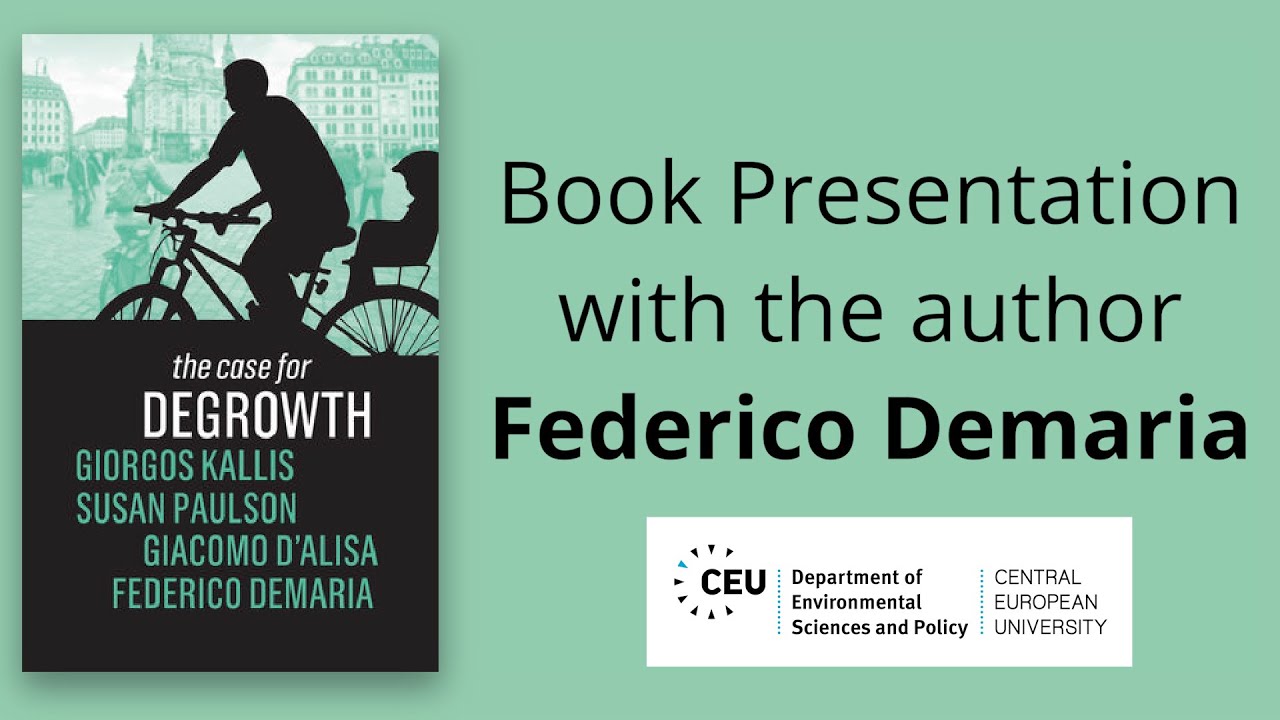 Federico Demaria Presents the Book 