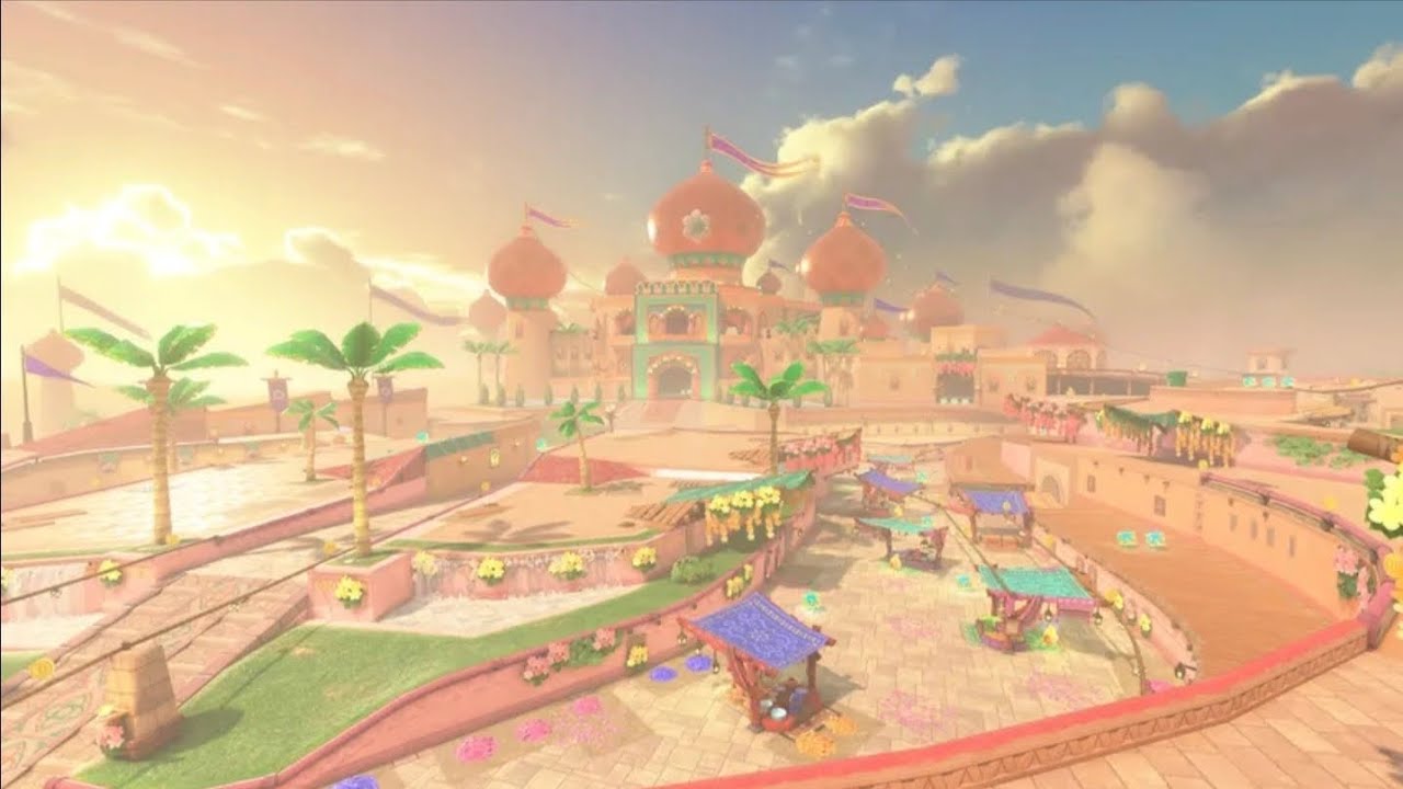 Mario Kart World Shy Guy Bazaar palace
