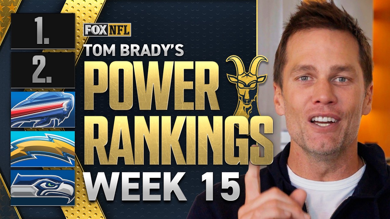 Tom Brady's Week 15 Power Rankings 🚨
