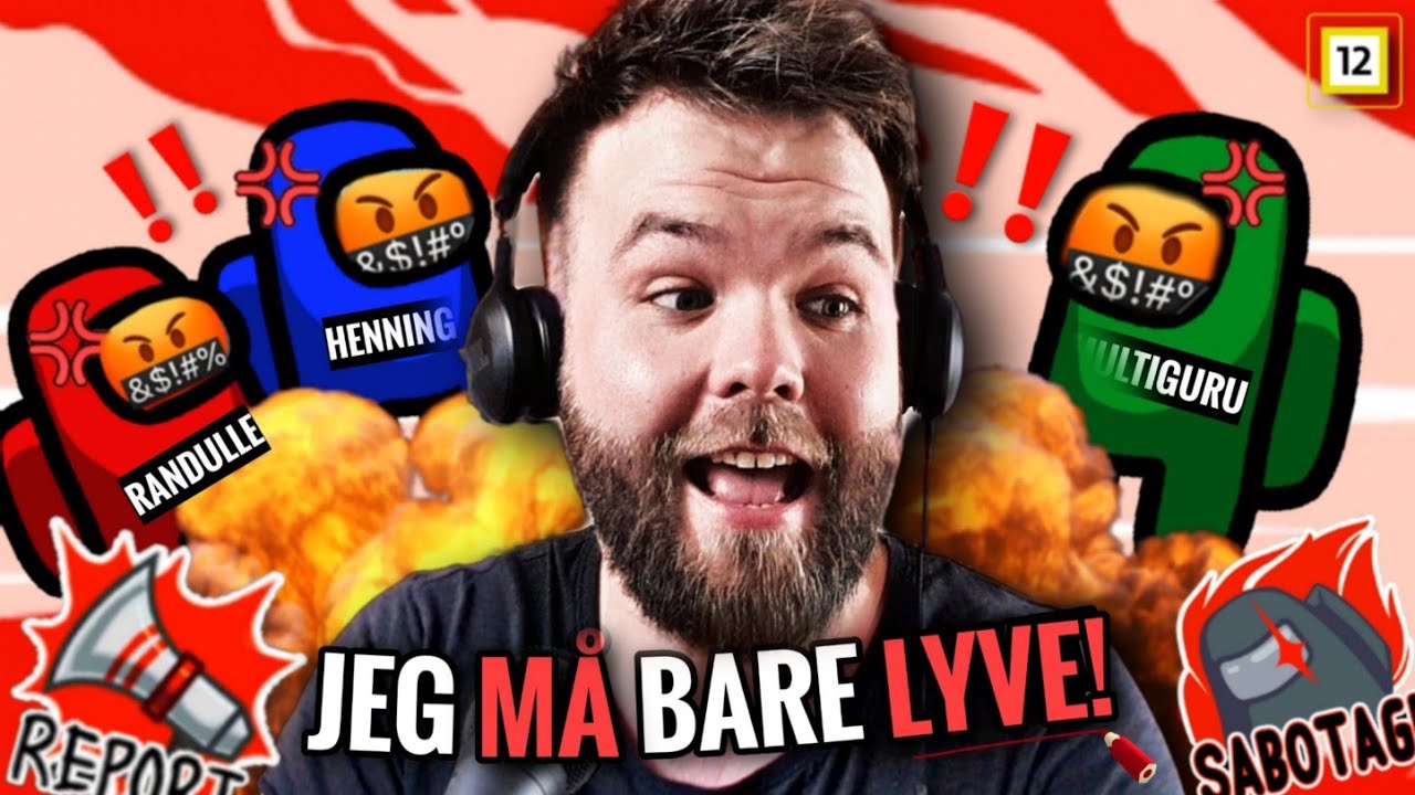 Jeg kan KUN lyve i Among Us (og de andre blir forbanna)!