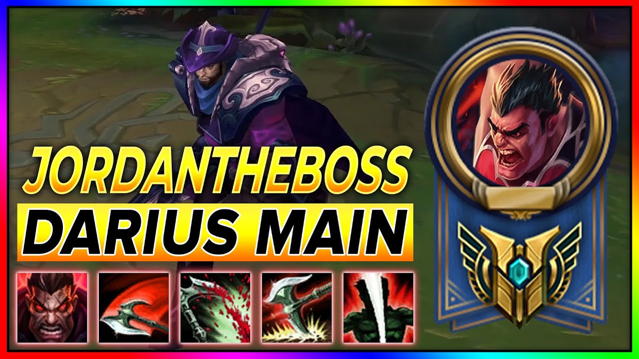 JordanTheBoss Darius Montage  - NA Master Darius Main with 2 3 Million Mastery Points