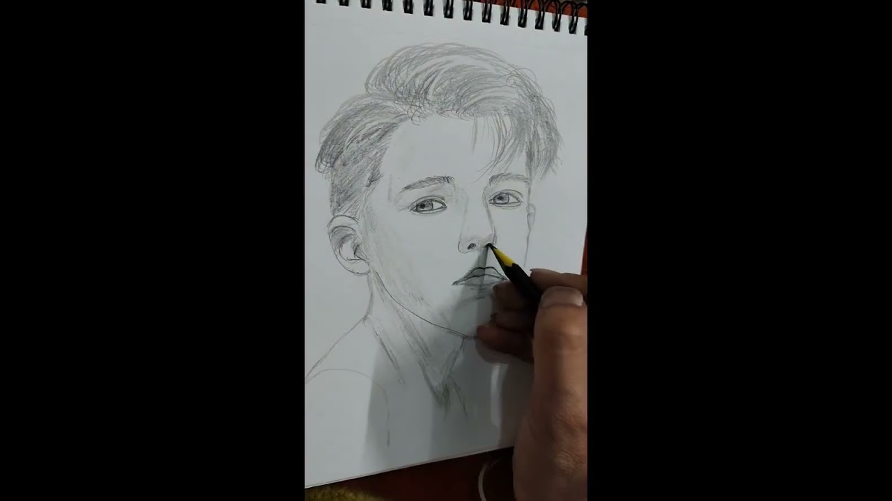 easy boy drawing 🎀