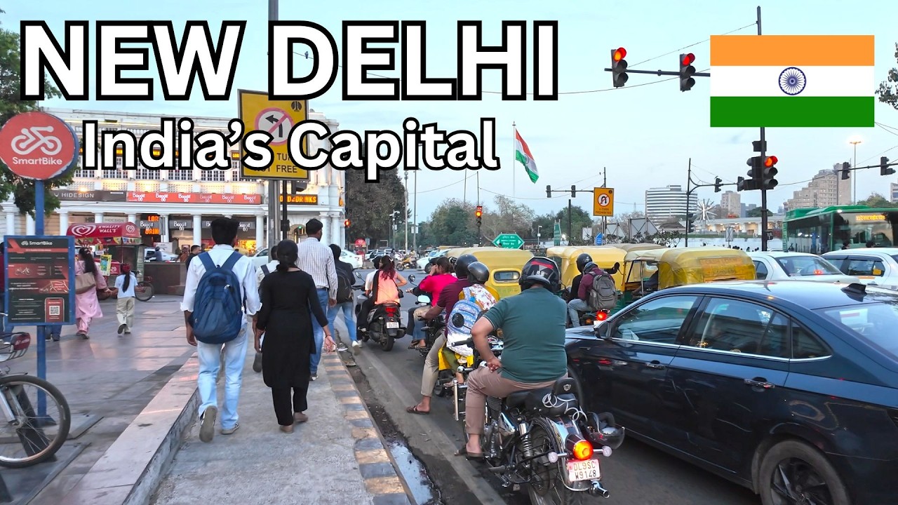 Walking in New Delhi 2026 🇮🇳 | India&rsquo;s Capital Megacity (4K Walking Tour)
