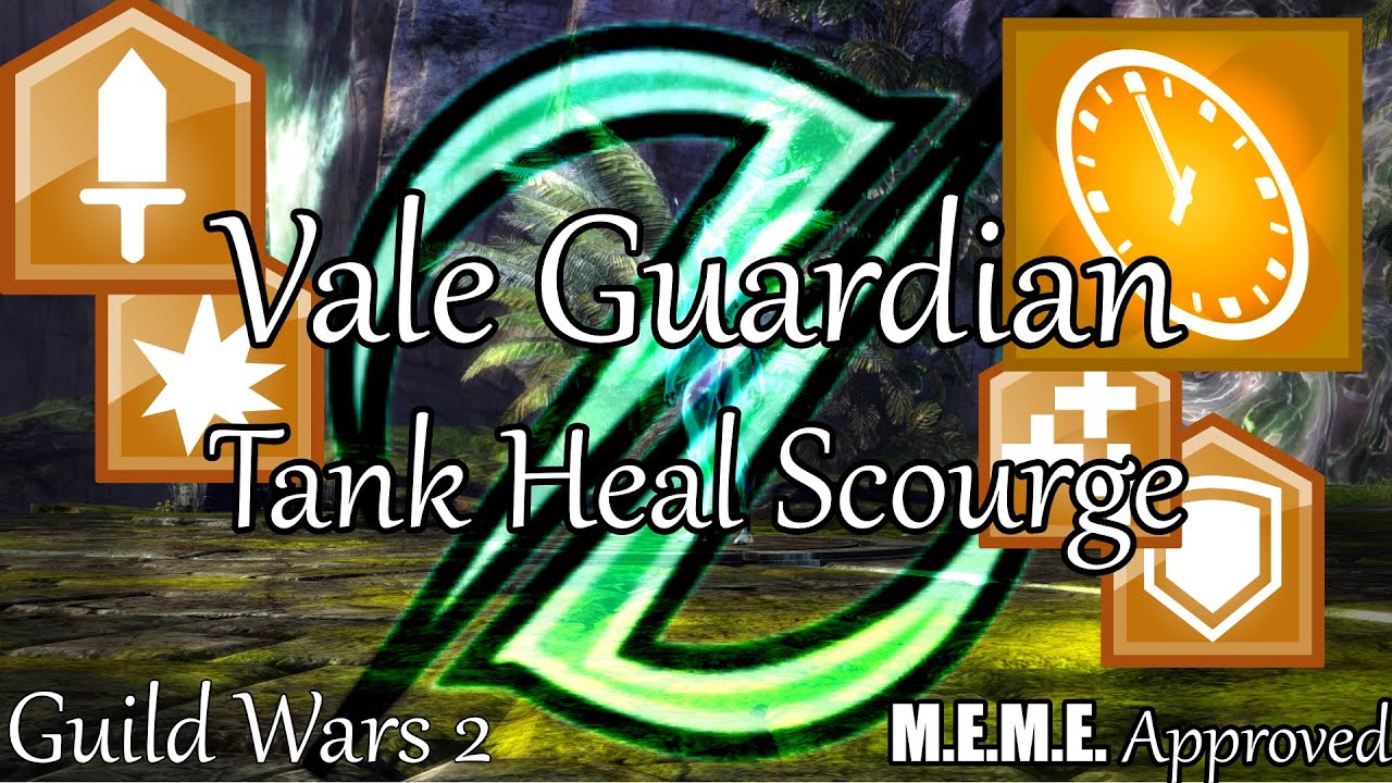 GW2: Tank/Heal Alacrity Scourge - Vale Guardian (2023)
