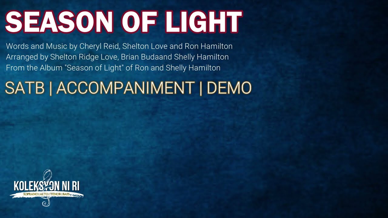 Season of Light | SATB | Piano