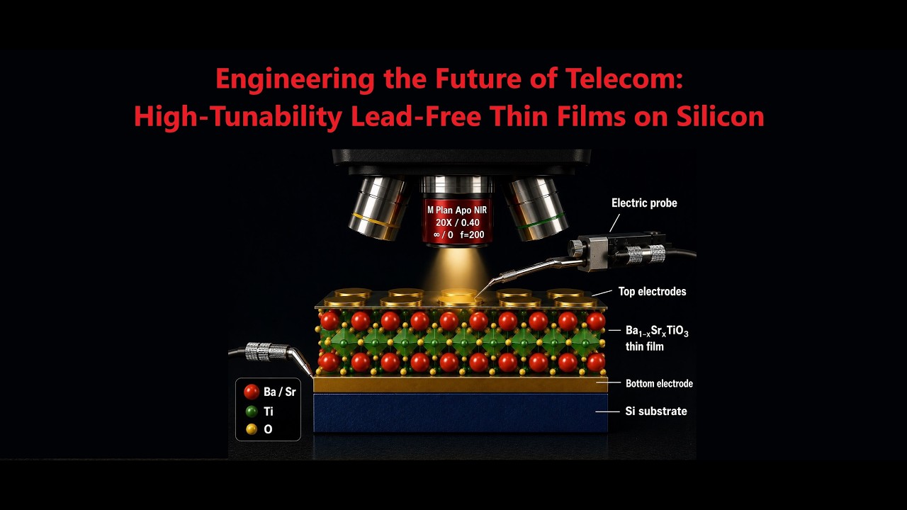 Engineering the Future of Telecom: High-Tunability Lead-Free Thin Films on Silicon