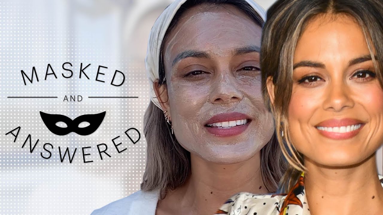 Nathalie Kelley Face-Masks and Gives Herself a Sound Bath | Masked And Answered | Marie Claire