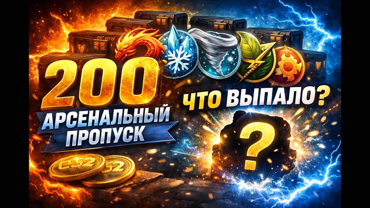 Открыл 200 наклеек из арсенального пропуска — окупился?