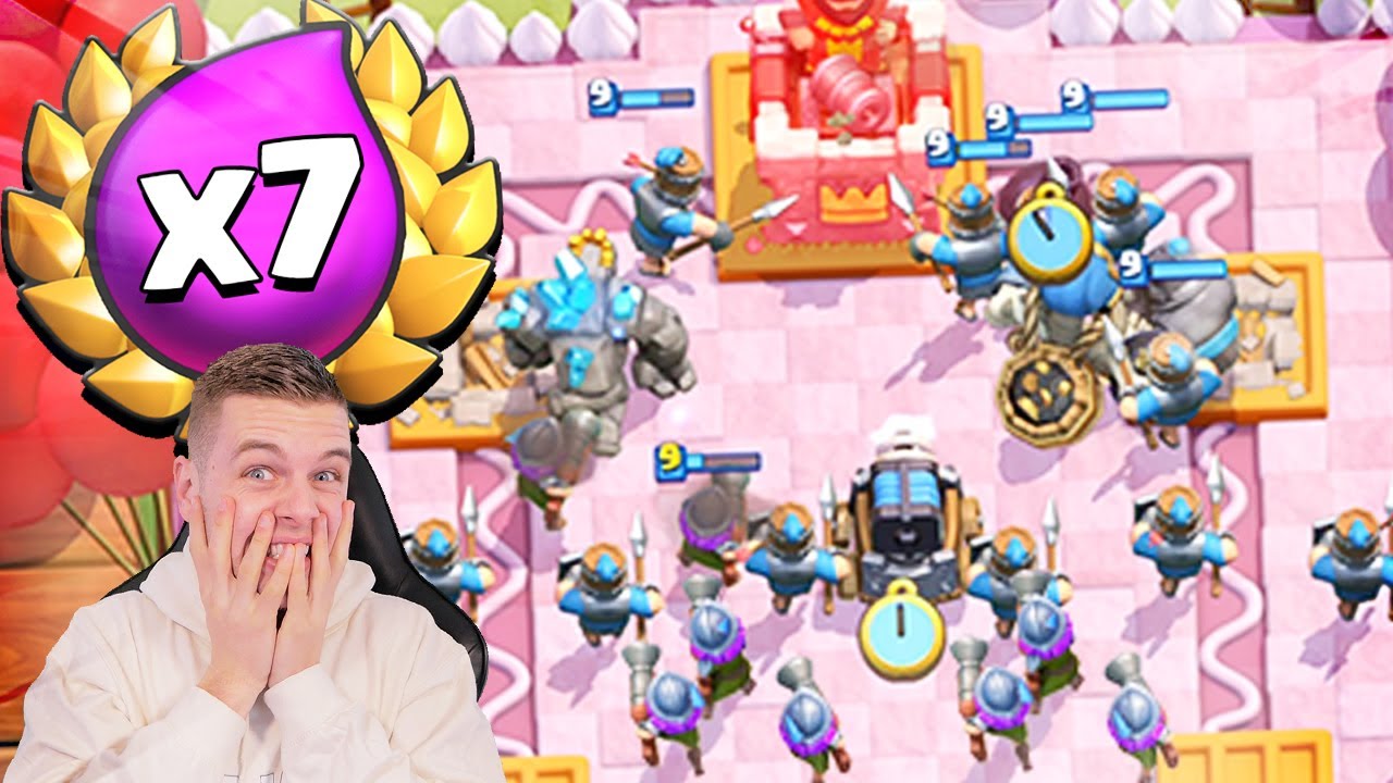 7X ELIXER IN CLASH ROYALE IS NIET TE DOEN!!