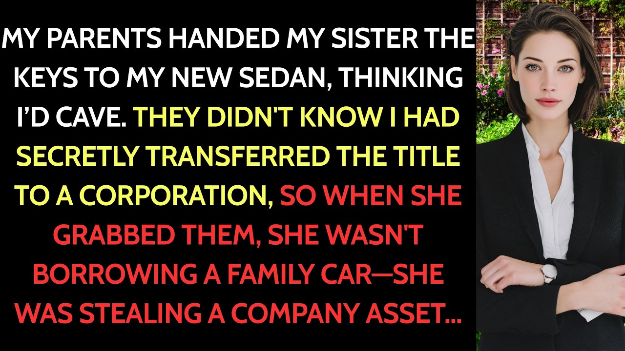 My Parents Handed My Sister The Keys To My New Sedan—They Didn’t Know I’d Signed It Away Legally
