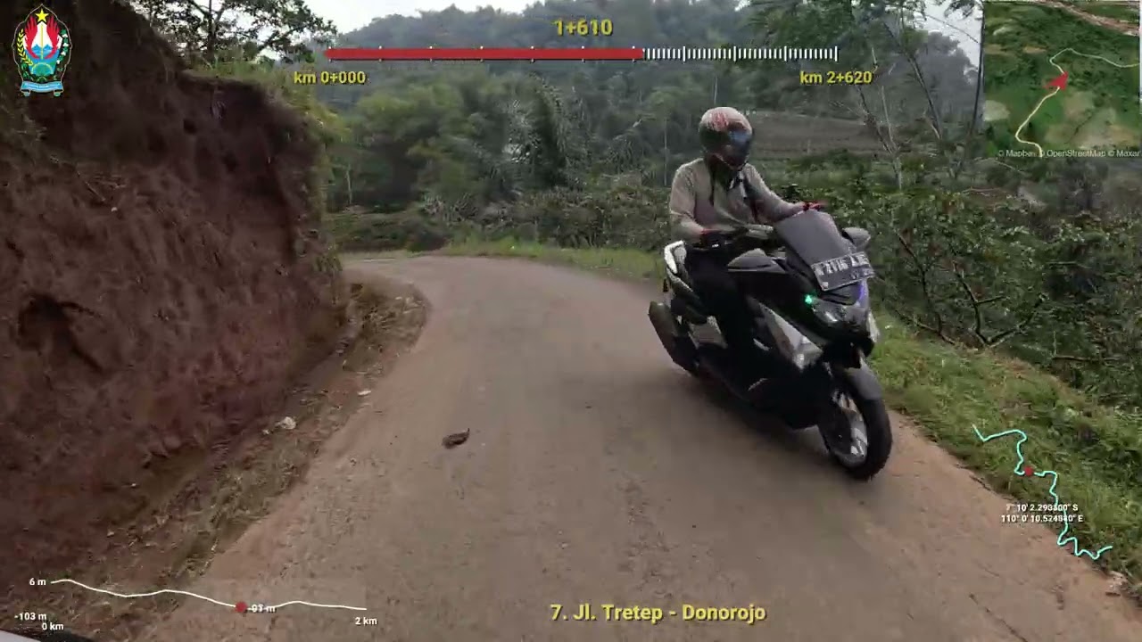 7  Jl  Tretep   Donorojo batas kabupaten