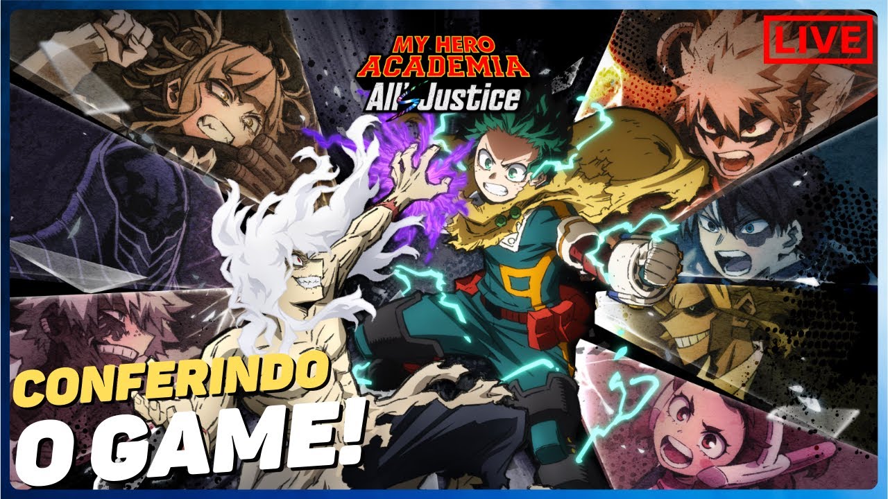 De volta com as lives! bora de My Hero Academia Alls Justice #CriadorBandai