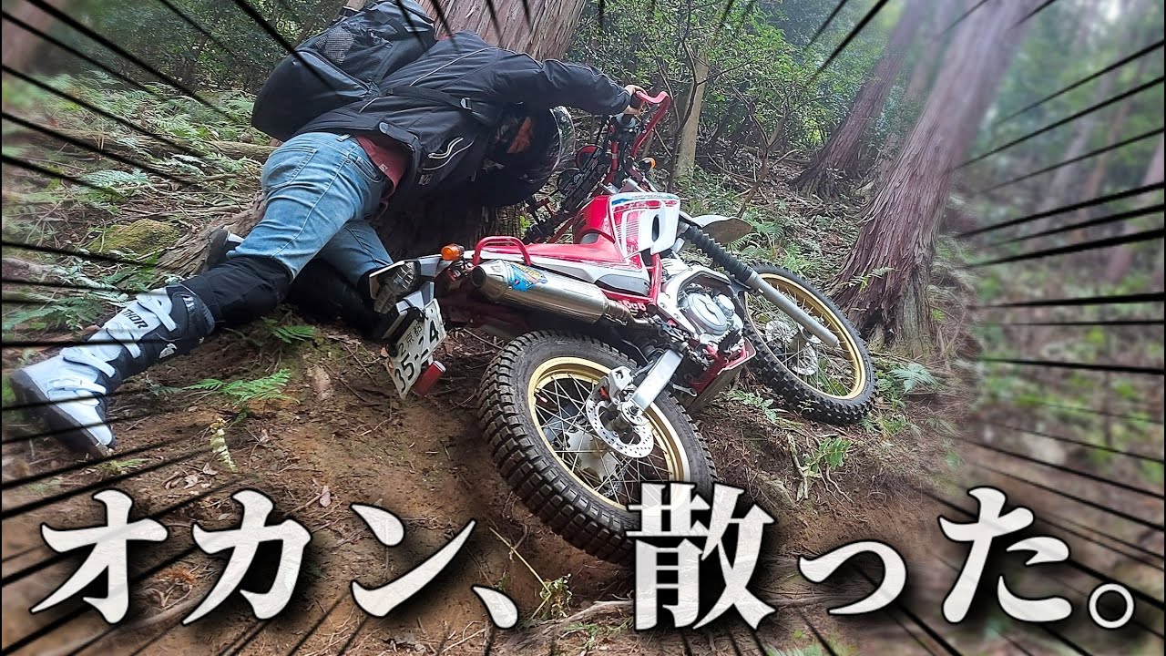 【悲惨】母、初林道でバックドロップ食らいボロボロに...