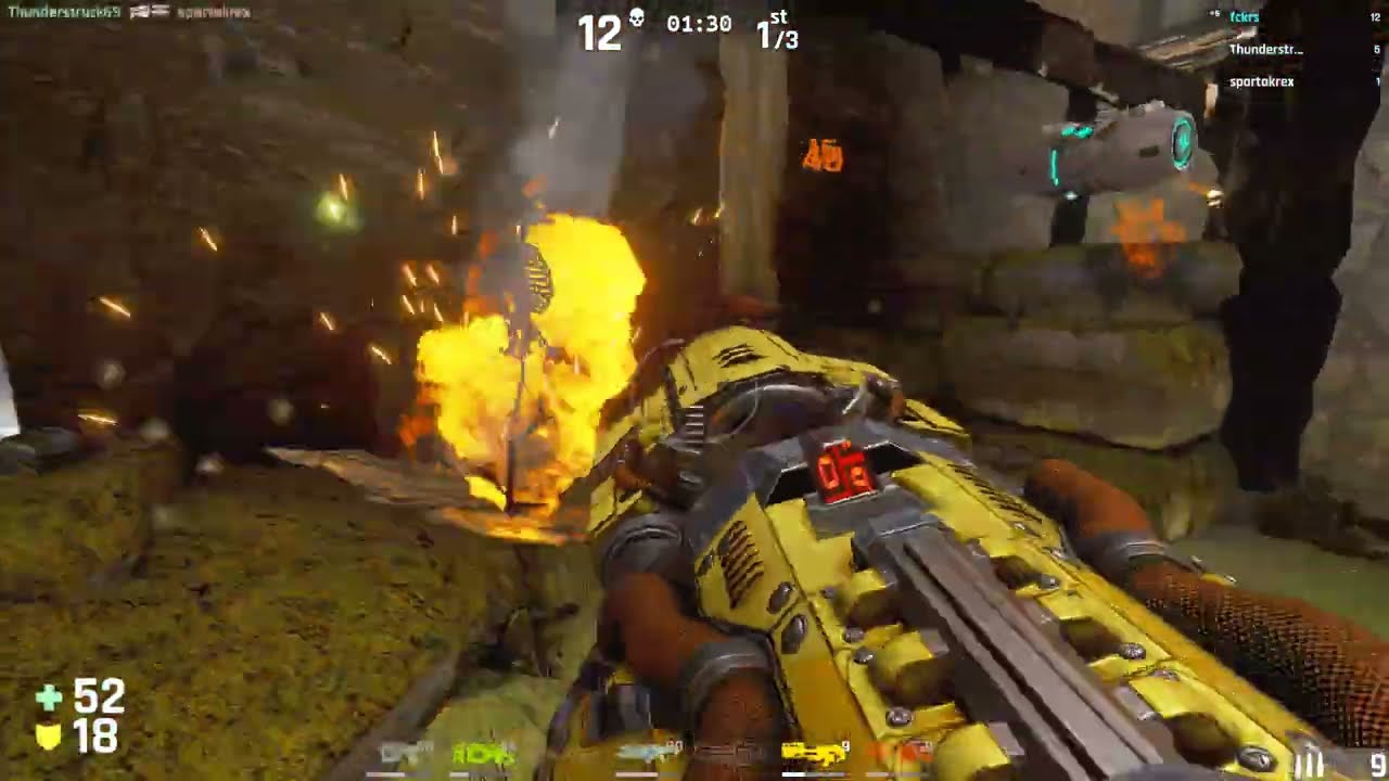 Unreal Tournament UU - DM-Abandoned shelter - 1v1v1 and some sneaky sneaks