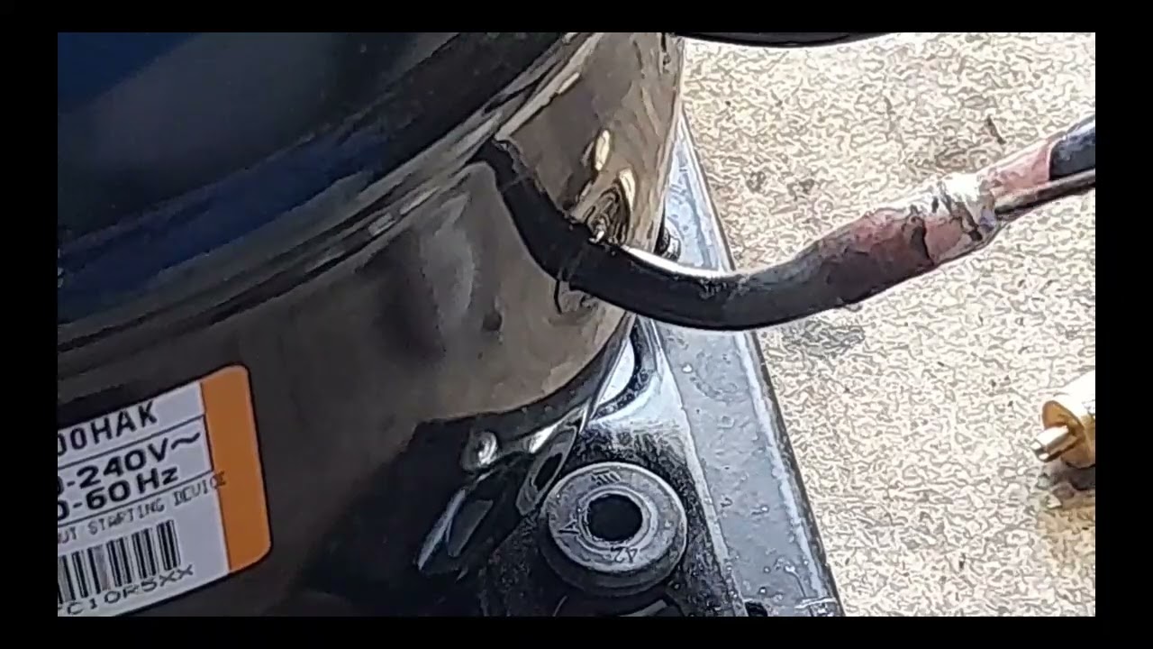 Como soldar motor o motocompresor de Heladeras❄
