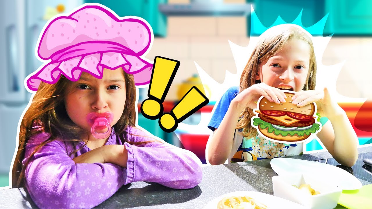 ¡Selín se convierte en bebé! Vídeos para niños.