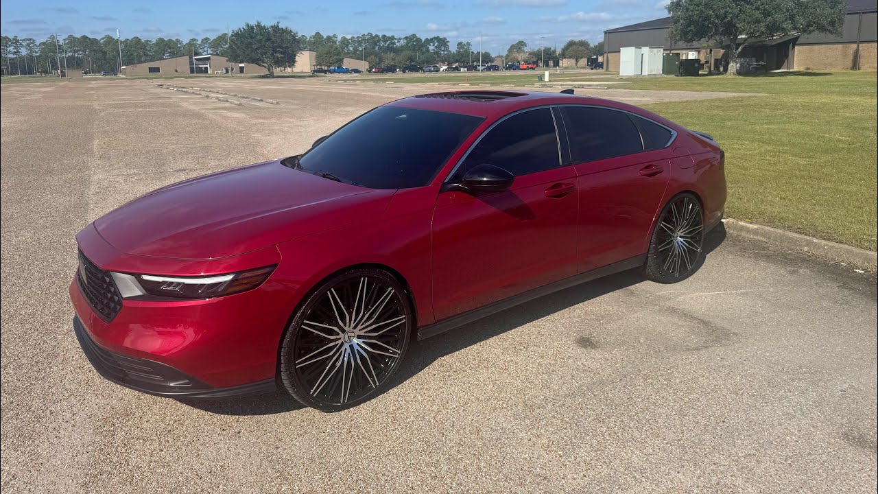 NEW SETUP!!! FIRST IN THE WORLD HONDA ACCORD GETS A NEW SET OF 22’S!