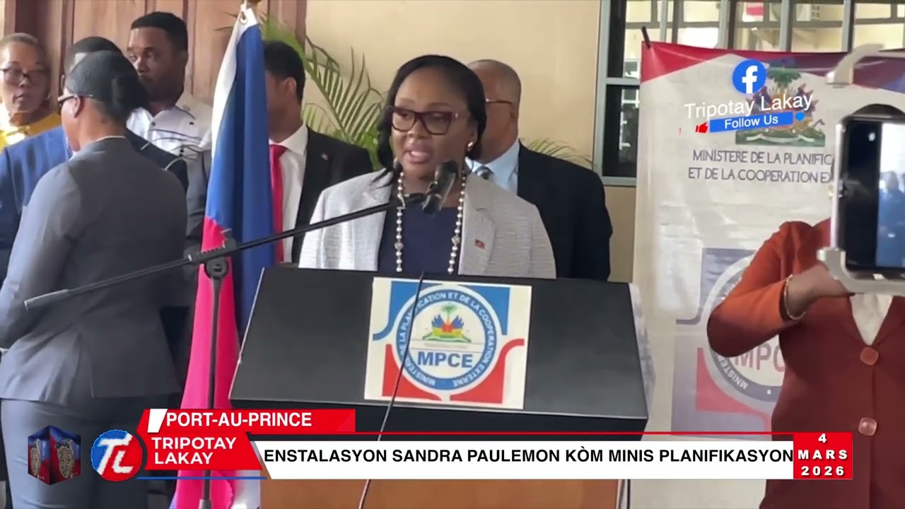 FLASH! Madan Assade Volcy a enstale kòm minis Planifikasyon  - Diskou tèt chaje