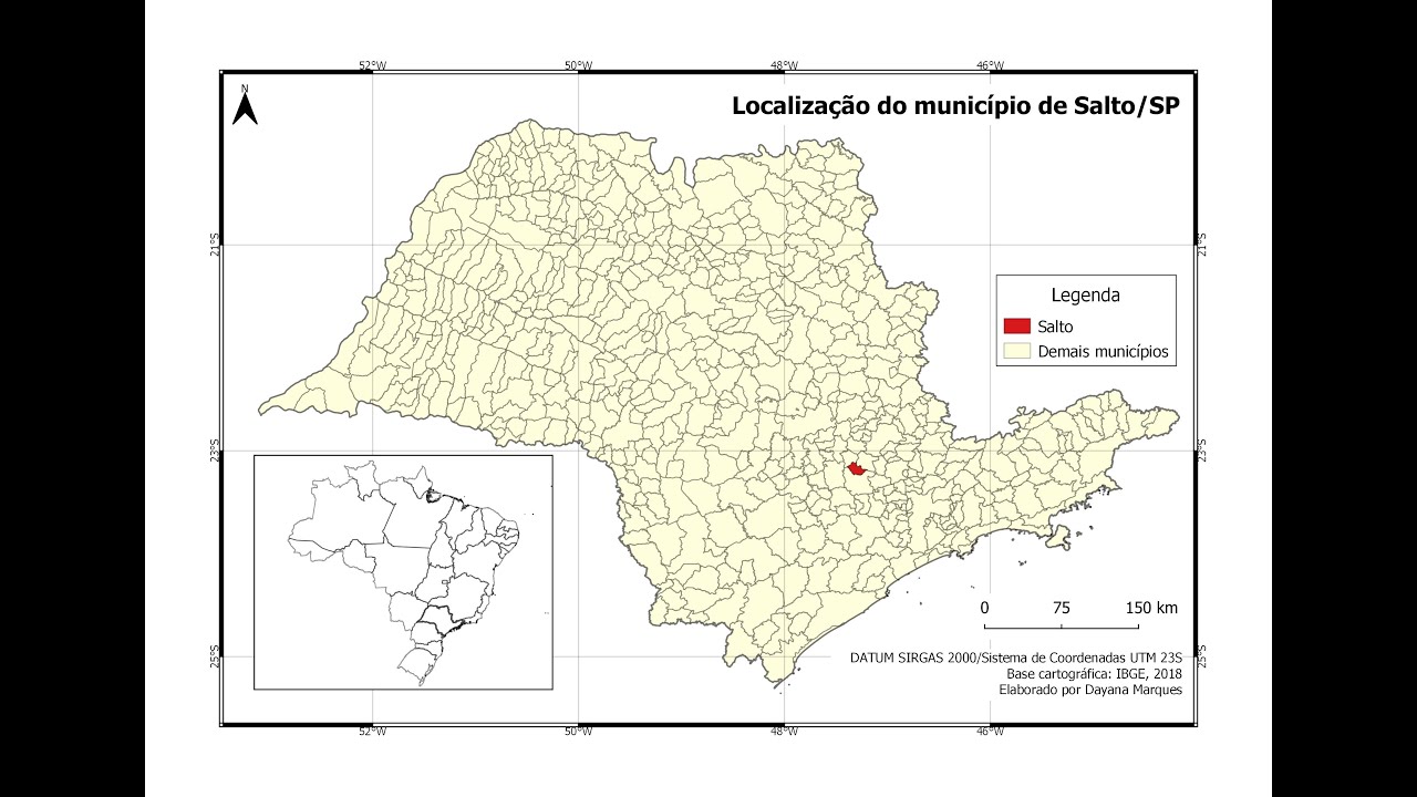 Como criar um mapa de localização no QGIS - da base cartográfica ao layout (Parte 1)