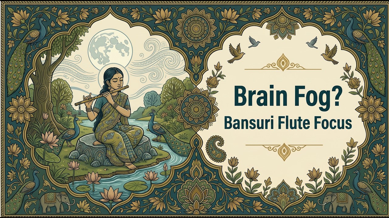 Relieve Mental Fatigue Now | Healing Flute Raga to Stop Overthinking